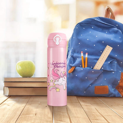 Thermos Children Unicorn school Water Bottle for girls