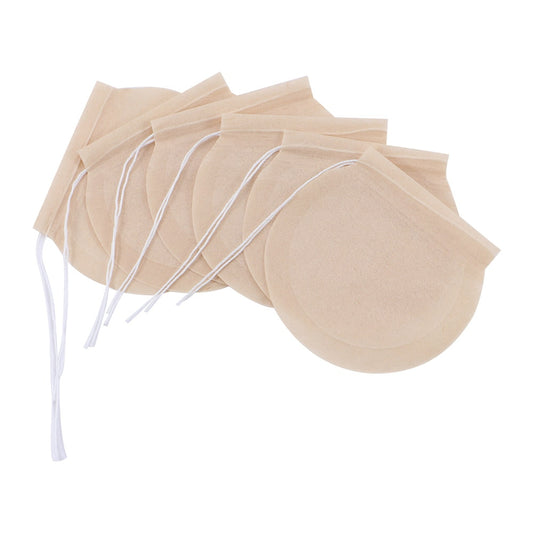 50 Pcs Round Tea filter Bags With String