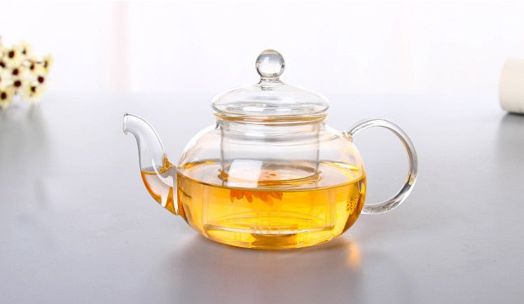 Heat Resistant Glass Tea Pot