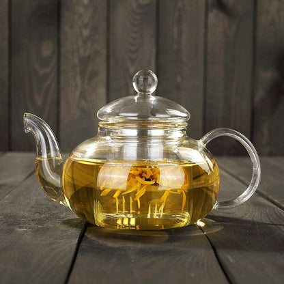 Heat Resistant Glass Tea Pot