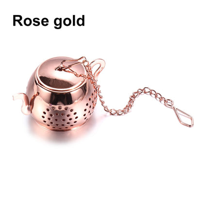 Various Shapes Stainless Steel Tea Infuser with Chain