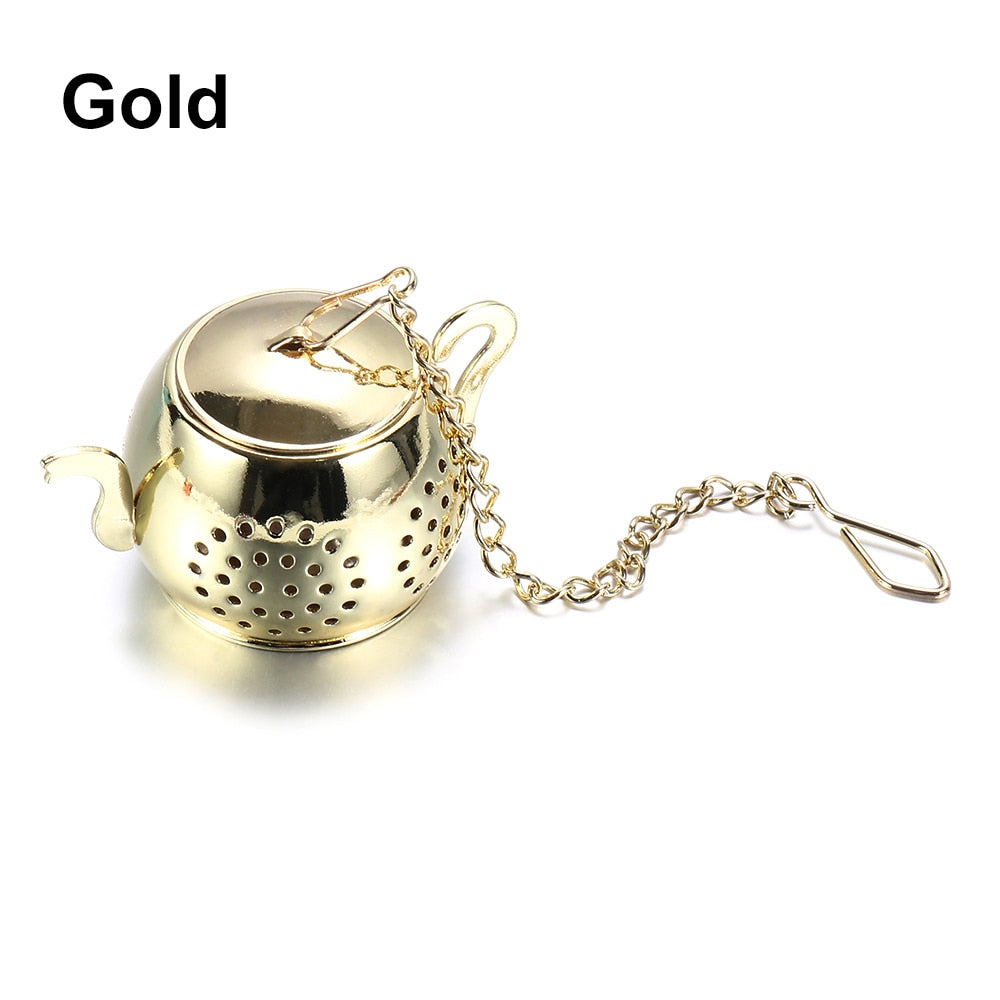 Various Shapes Stainless Steel Tea Infuser with Chain