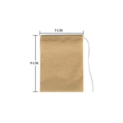 50 Pcs  Biodegradable and eco-friendly Paper Tea Bags filter