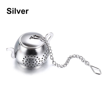 Various Shapes Stainless Steel Tea Infuser with Chain