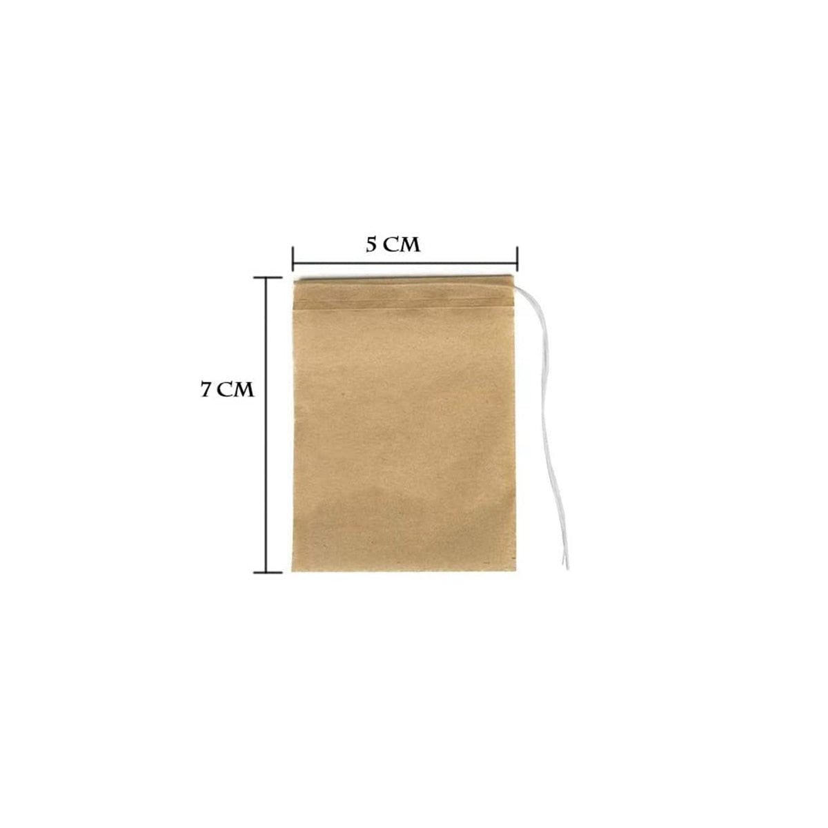 50 Pcs  Biodegradable and eco-friendly Paper Tea Bags filter