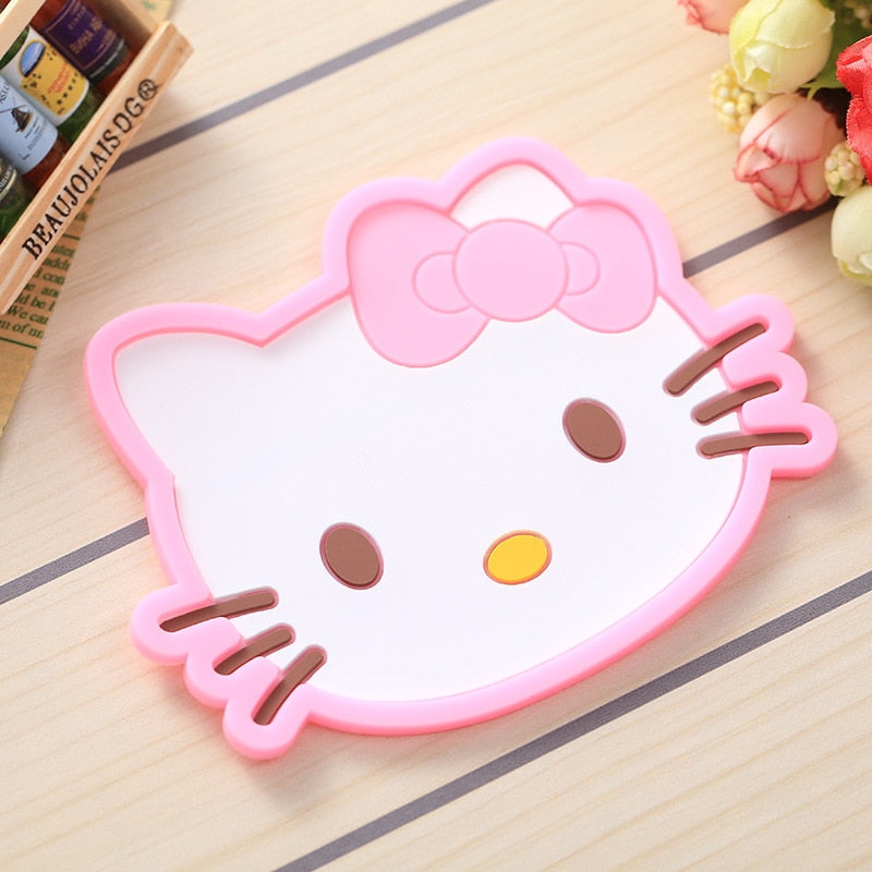 Animal Cartoon Coaster Silicone Thermal Insulation