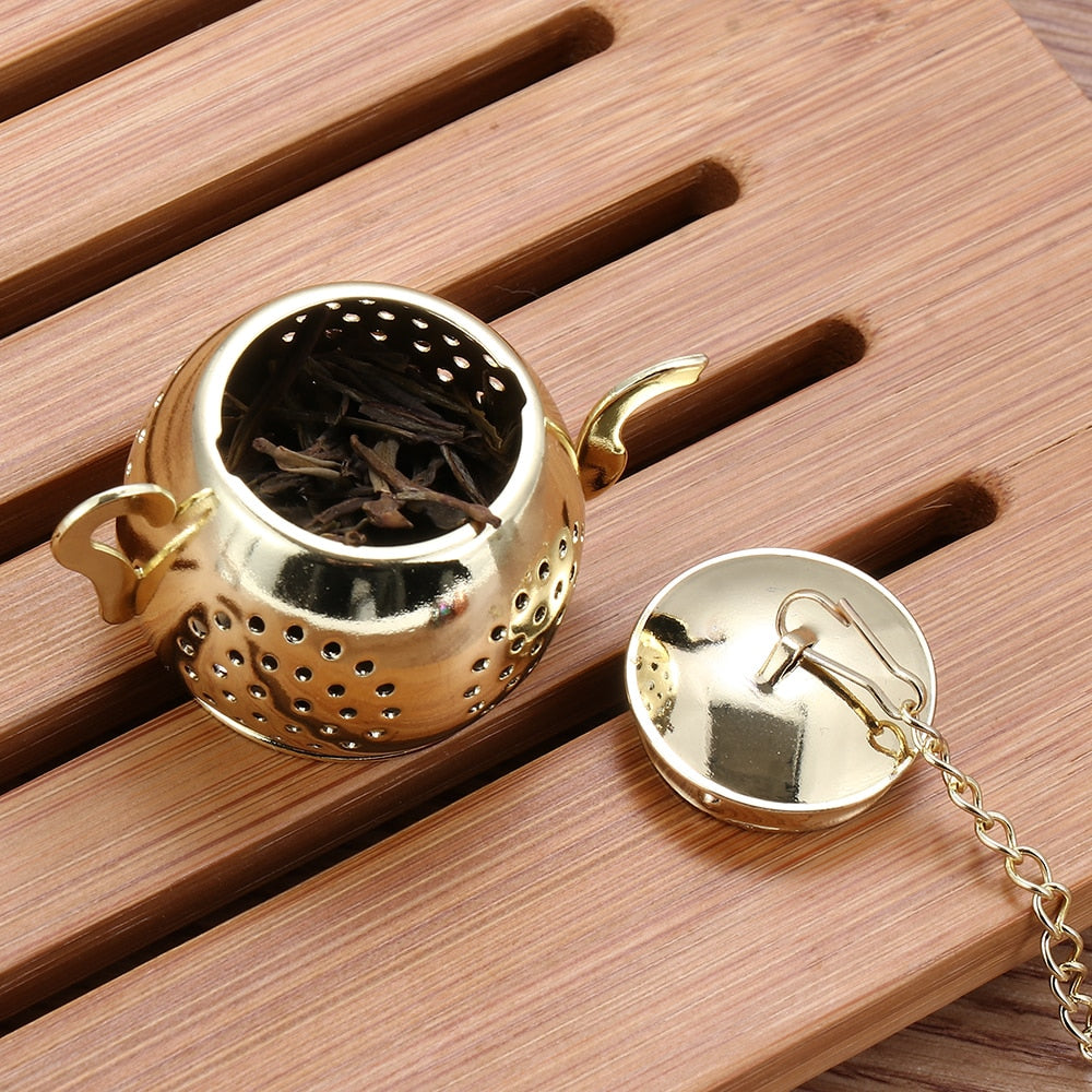 Various Shapes Stainless Steel Tea Infuser with Chain