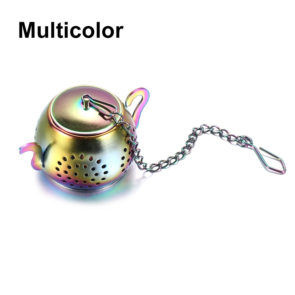 Various Shapes Stainless Steel Tea Infuser with Chain