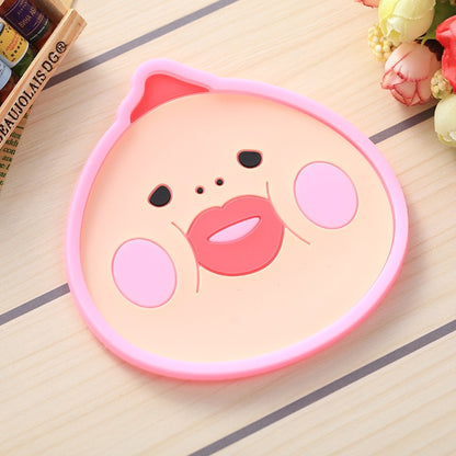 Animal Cartoon Coaster Silicone Thermal Insulation