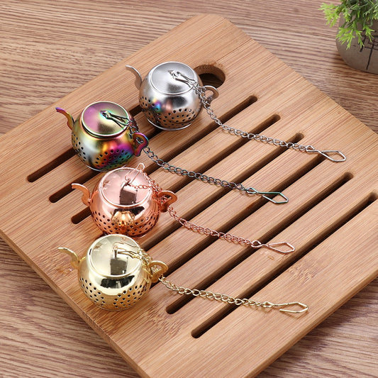 Various Shapes Stainless Steel Tea Infuser with Chain